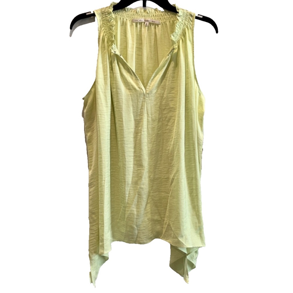 Rachel Roy Seven7 Women's Starfruit Melinda Ruffled Tunic Tank Top Plus Size 0X